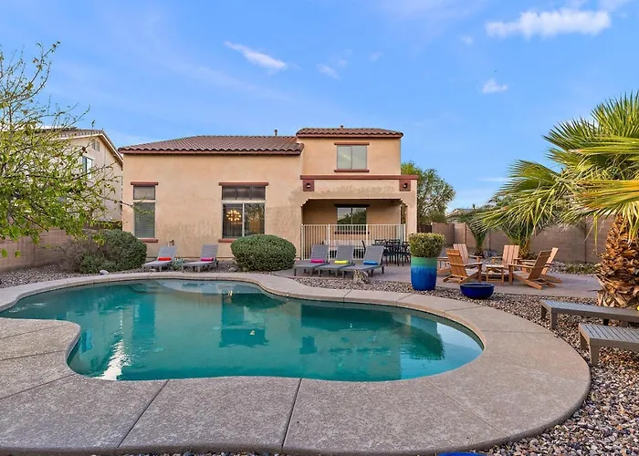 Villa Mountain View Retreat Pool, Firepit Pool Table Fun *
