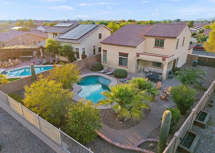 Mountain View Retreat Pool, Firepit Pool Table Fun Villa Casa Grande